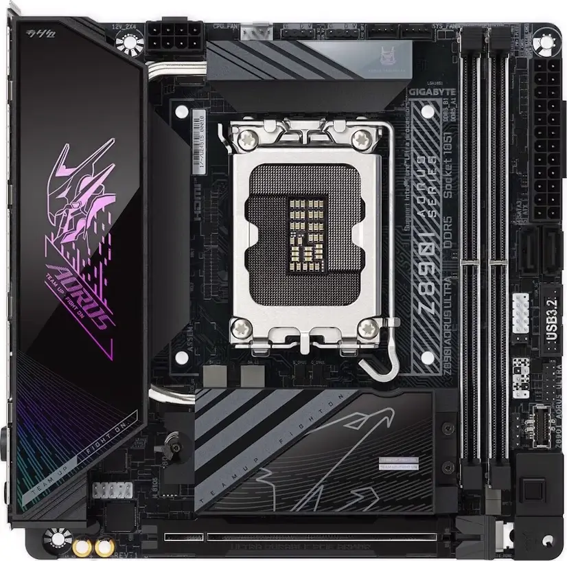 Montaje Placa Base GIGABYTE Z890I AORUS ULTRA Gaming PC Hortaleza Montaje Placa Base GIGABYTE Z890I AORUS ULTRA Gaming PC Hortaleza